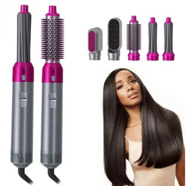 Мульти-тайлер для волос Hot Air Styler 5 в 1, воздушный стайлер фен щетка для сушки завивки и укладки