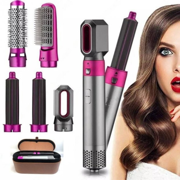 Мульти-тайлер для волос Hot Air Styler 5 в 1, воздушный стайлер фен щетка для сушки завивки и укладки
