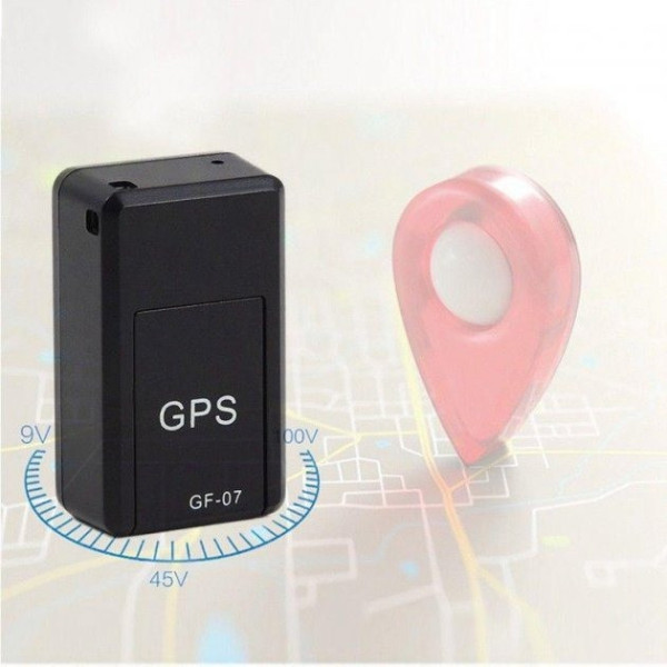 GSM GPS-трекер GF-07 з вбудованими магнітами для кріплення Чорний