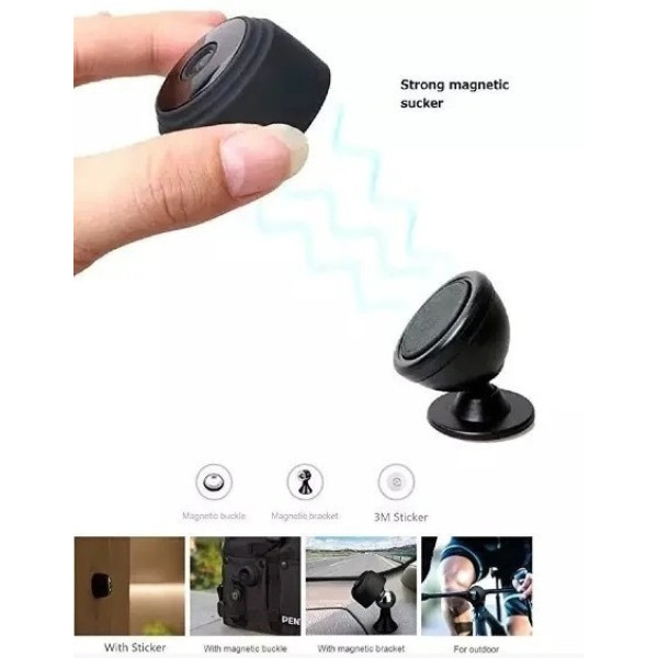 IP камера A9 с инфракрасным ночным видением и детектором движения Wi-Fi HD 1080P для внутреннего использования