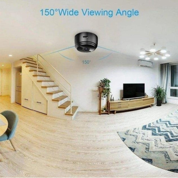 IP камера A9 с инфракрасным ночным видением и детектором движения Wi-Fi HD 1080P для внутреннего использования