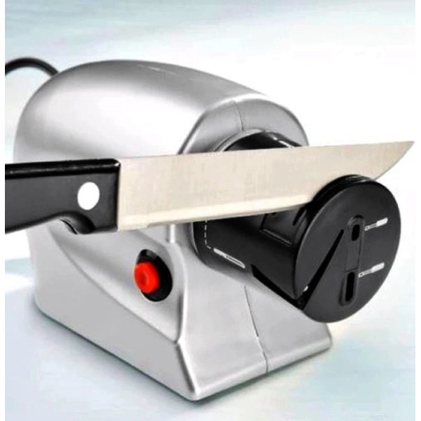Электрическая точилка Knife Sharpener для ножей и ножниц от сети с точильным инструментом