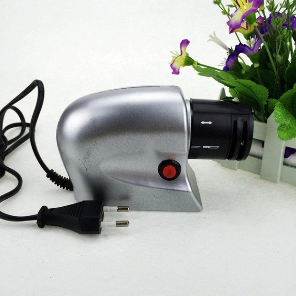 Электрическая точилка Knife Sharpener для ножей и ножниц от сети с точильным инструментом