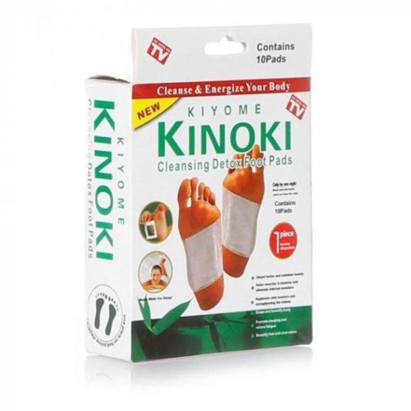 Пластыри Kinoki Cleansing Detox для стоп с очищающим эффектом, выводят токсины
