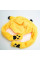 Светящаяся шапка с подвижными ушами Пикачу Pikachu жёлтая для весны и осени