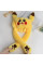 Светящаяся шапка с подвижными ушами Пикачу Pikachu жёлтая для весны и осени