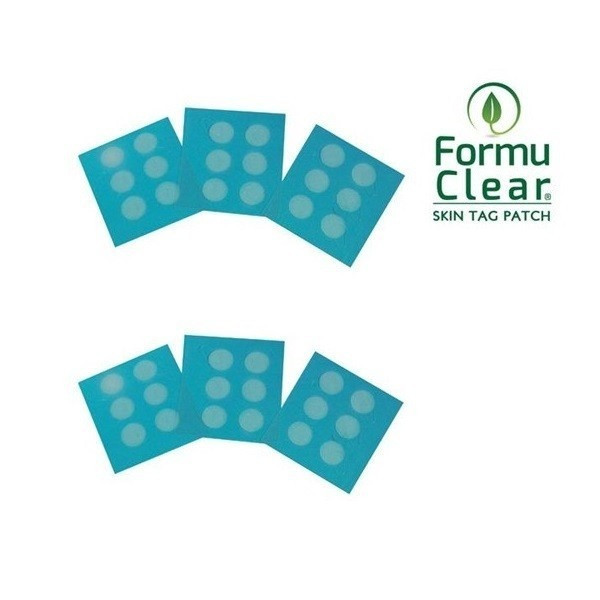 Бактерицидные прозрачные пластыри Formu Clear круглой формы для удаления папиллом и бородавок, 30 шт