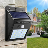 Cветильник LED наружного освещения Solar Motion Sensor Light с датчиком движения 0,5 Вт на солнечных батареях