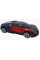 Автотрансформер Bugatti Robot Car Size 1:18 Синя, червона машинка з пультом