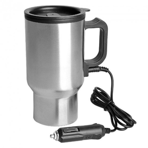 Термокружка автомобильная Electric Mug с подогревом от прикуривателя, объем 400 мл