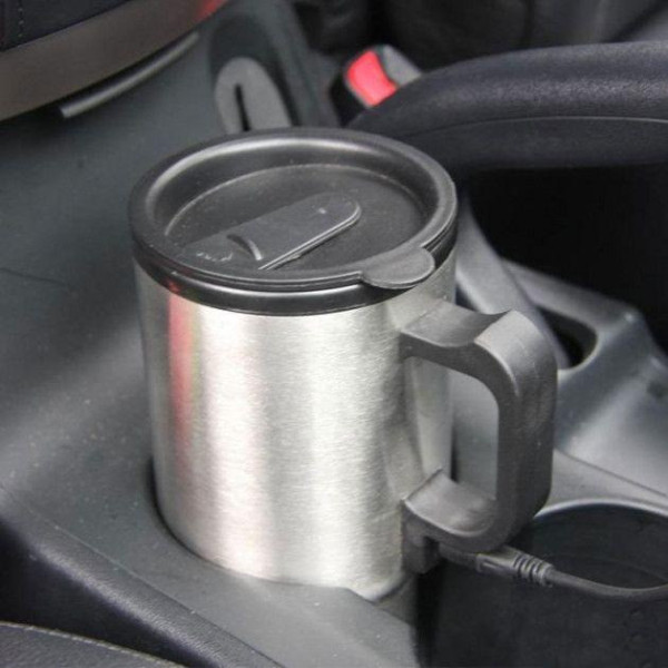 Термокружка автомобильная Electric Mug с подогревом от прикуривателя, объем 400 мл