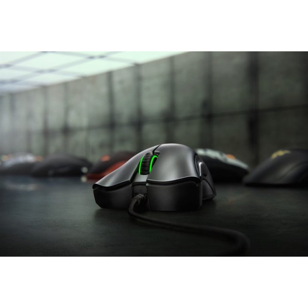 Проводная игровая мышь USB DeathAdder CHROMA 10000dpi черная для настольного ПК