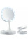 Настольное косметическое зеркало My Fold Away с LED подсветкой, белое, складное, USB питание, круглое, с подст