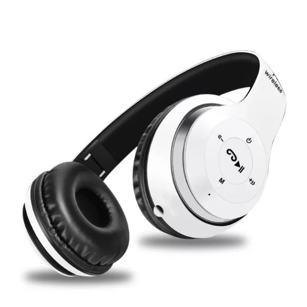 Беспроводные накладные Bluetooth наушники MDR P47 с microSD и USB подключением, складные