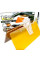 Козырек антибликовый HD Vision Visor Clear View для автомобиля yellow