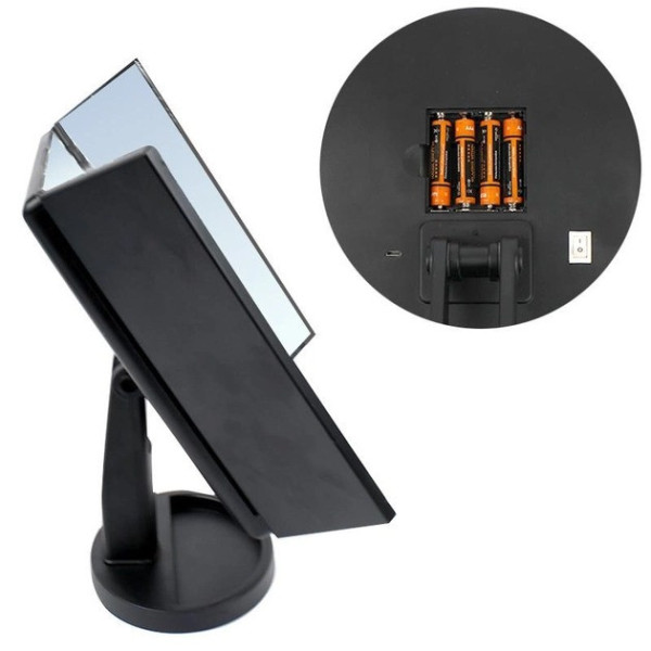Настольное косметическое зеркало Superstar Magnifying Mirror с LED-подсветкой и увеличением