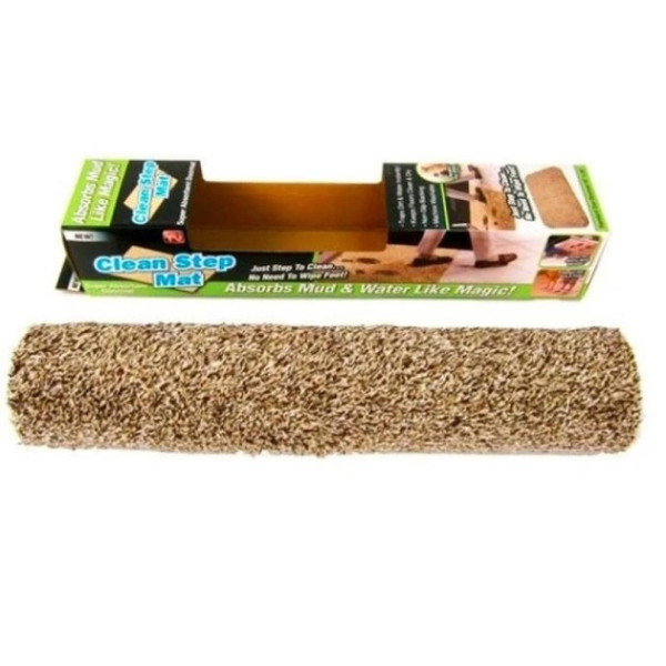 Коврик под дверь для обуви UKC Step Mat из микрофибры грязезащитный и впитывающий 70x46 см