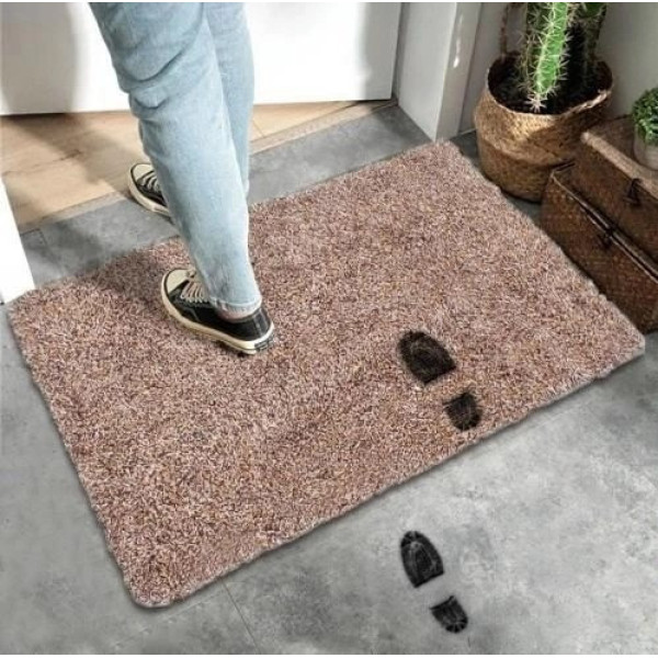 Коврик под дверь для обуви UKC Step Mat из микрофибры грязезащитный и впитывающий 70x46 см