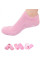 Увлажняющие гелевые носочки SPA Gel Socks для смягчения кожи стоп Розовые