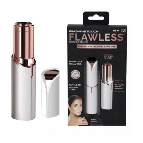 Женский триммер для лица Finishing Touch Flawless Hair Remover с подсветкой для удаления волос