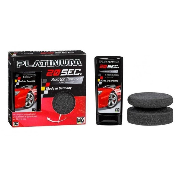 Паста Platinum 20 sec для удаления царапин на автомобиль безбарвная