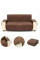 Двусторонняя водонепроницаемая накидка на диван Couch Coat