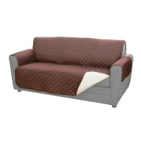 Покривало накидка на диван двостороння водонепроникне Couch Coat Коричневий/Бежевий