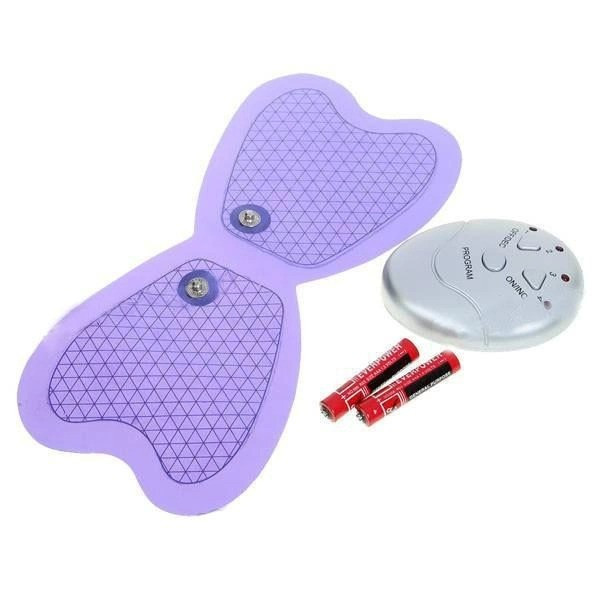 Миостимулятор массажер бабочка Butterfly Small XM-1002 Purple для ног, плеч, рук, спины, бедер и ягодиц на бат