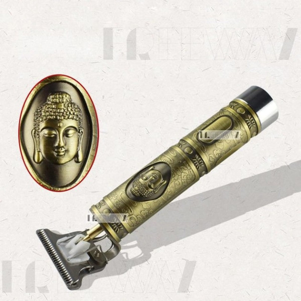 Триммер для стрижки и окантовки бороды WES WS T99 Gold 5W с 4 насадками и аккумуляторным питанием