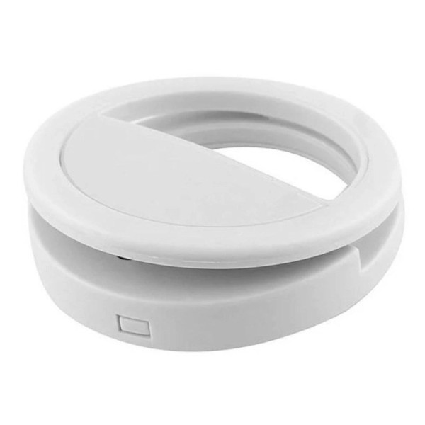 Светодиодное кольцо Selfie Ring Light для телефона с USB зарядкой и прищепкой