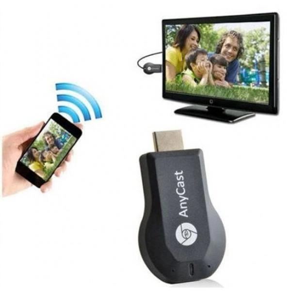 Беспроводной медиаплеер Any Cast M2 PLUS с HDMI ресивером и трансмиттером для передачи с телефона на ТВ по Wi-
