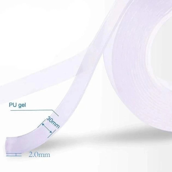 Гелиевая многоразовая клейкая лента для любых поверхностей UKC Ivy Grip Tape 3М