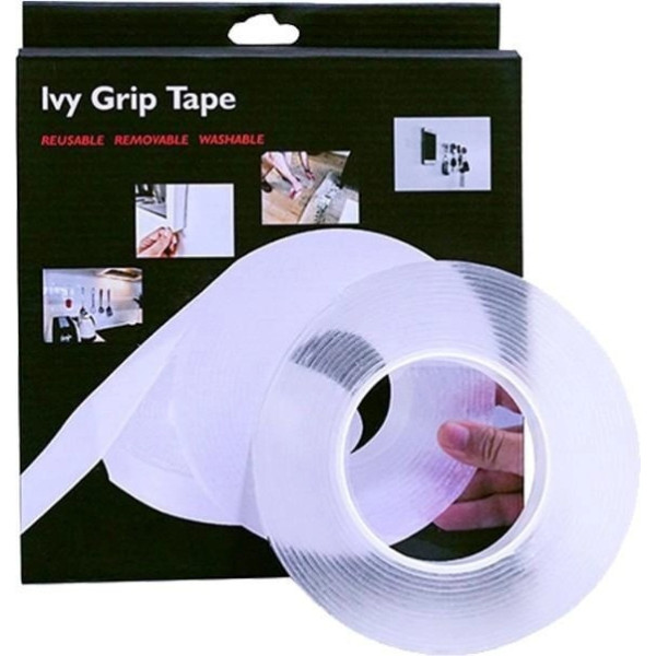 Гелиевая многоразовая клейкая лента для любых поверхностей UKC Ivy Grip Tape 3М