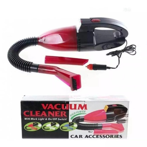 Ручной автомобильный пылесос CAR VACUUM CLEANER с питанием от прикуривателя для сухой и влажной уборки