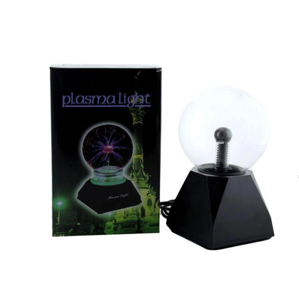 Ночник плазменный шар Plasma Light Magic Flash Ball BIG с электрическим питанием