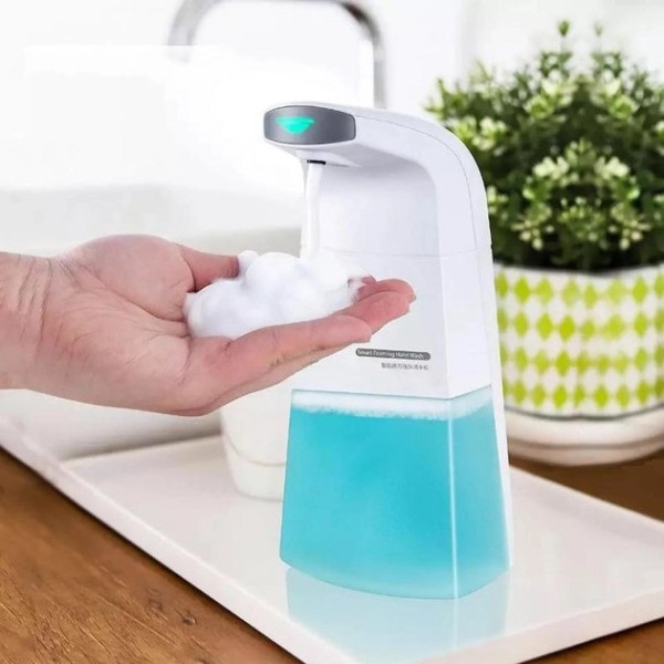 Настольный автоматический сенсорный дозатор для мыла MiniJ Auto Foaming Hand Wash из пластика с матовой поверх