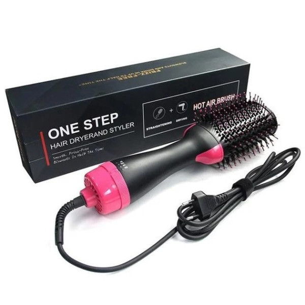Фен-щетка One Step Hair Dryer 220В для укладки и сушки волос мощностью 1000 Вт с одной насадкой