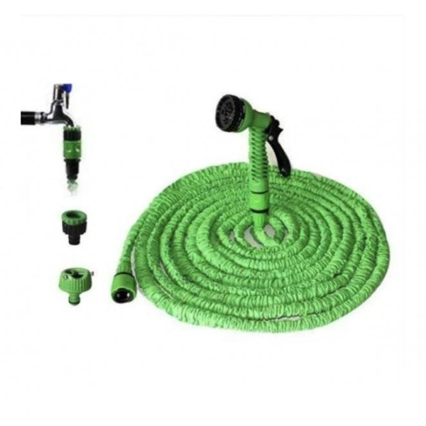 Садовый шланг для полива Magic Hose с распылителем, саморастягивающийся, 22,5 м