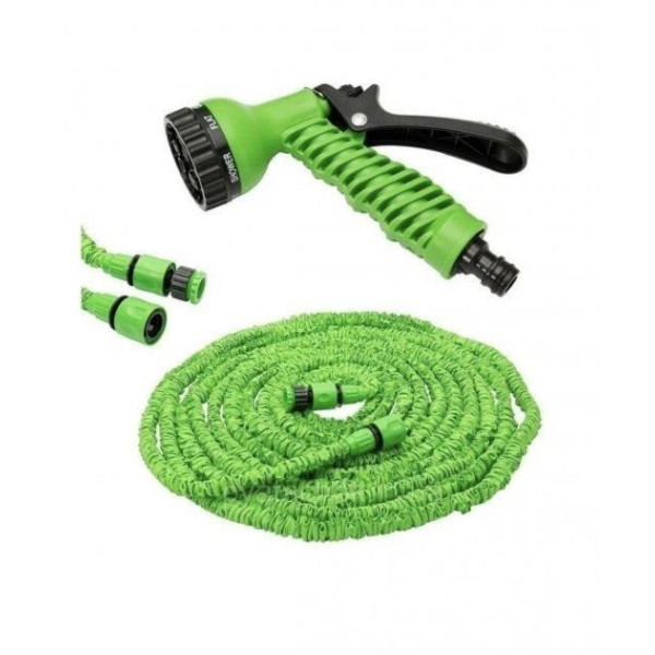Садовый шланг для полива Magic Hose с распылителем, саморастягивающийся, 22,5 м