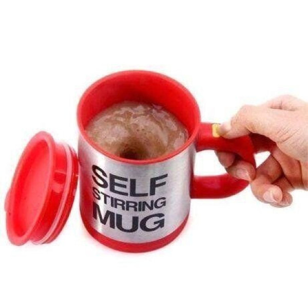 Саморазмешивающая кружка SELF MUG с крышкой 400 мл для кофе и чая