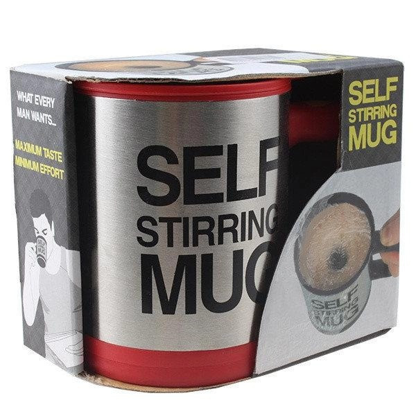 Саморазмешивающая кружка SELF MUG с крышкой 400 мл для кофе и чая