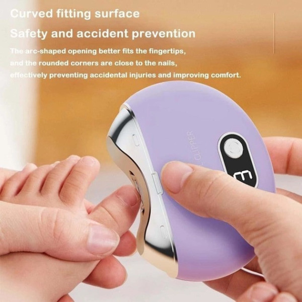 Аккумуляторный универсальный триммер Nail-Clipper R6Y8 с дисплеем для стрижки ногтей детям