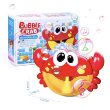Іграшка для купання у ванній ддля років BUBBLE CRAB музичний краб пускає мильні бульбашки