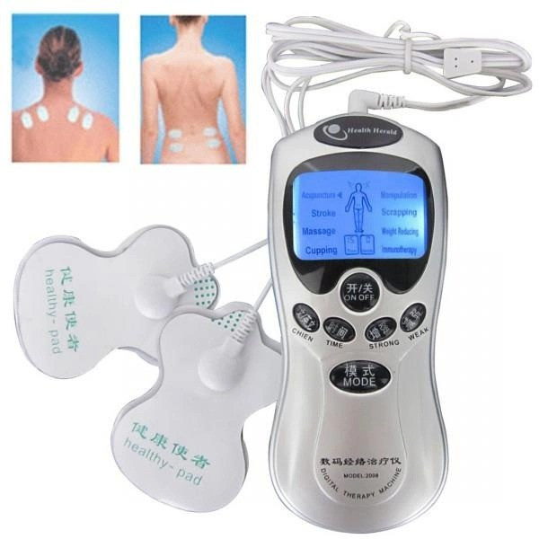 Миостимулятор и массажер Digital Therapy Machine st-688 с питанием от батареек AAA