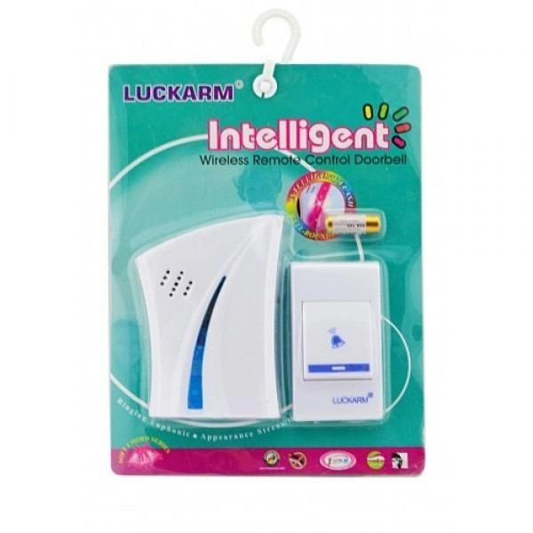 Беспроводной электронный дверной звонок Luckarm Intligent D8610 с 32 мелодиями на батарейках для дома и кварти