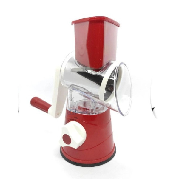 Механическая овощерезка мультислайсер Kitchen Master 3 в 1 с тремя насадками для овощей и фруктов