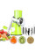 Механическая овощерезка мультислайсер Kitchen Master 3 в 1 с тремя насадками для овощей и фруктов