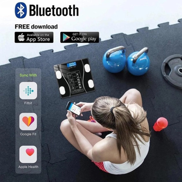 Электронные напольные умные весы TY-EB619 с Bluetooth и приложением для Android и IOS OP-0006, макс. нагрузка