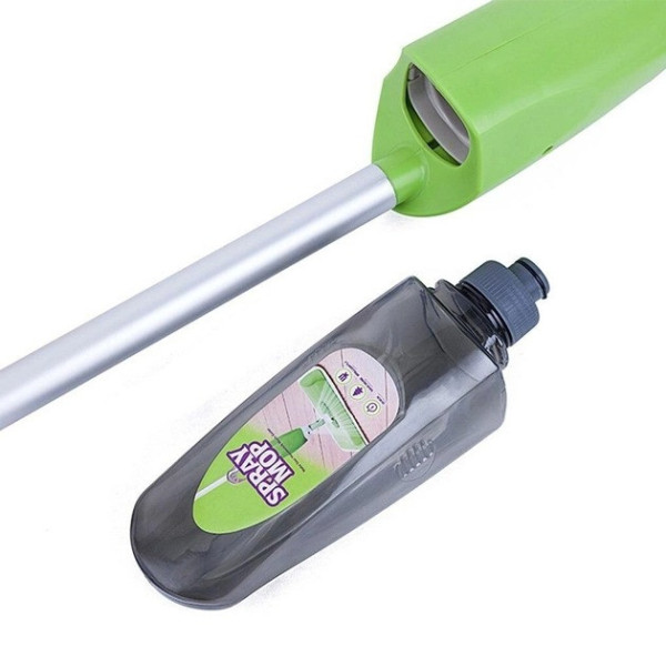 Швабра Spray Healthy Mop 3в1 с распылителем и двойной щеткой, длинная ручка для управления разбрызгиванием