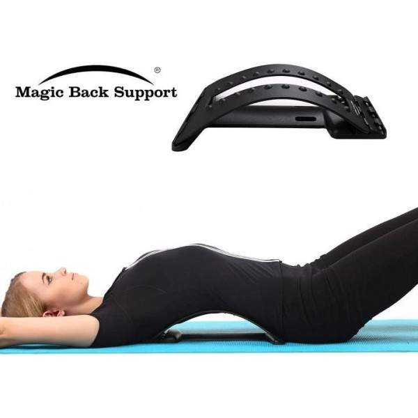 Массажер-тренажер Magic Back Support для спины и позвоночника с 3 уровнями акупунктурного и растягивающего воз
